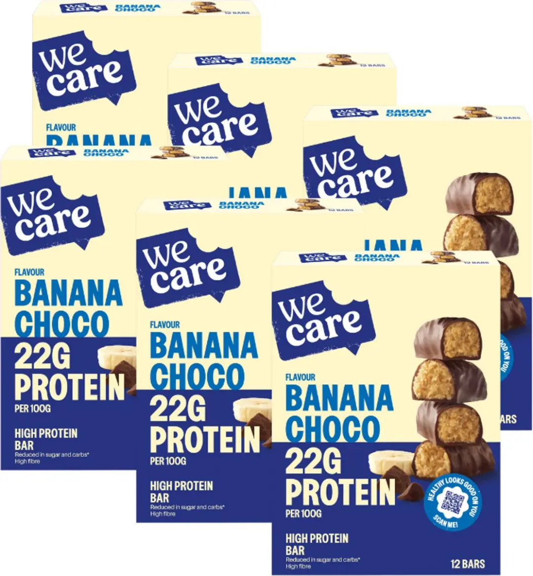 weCare High Protein Choco Banana Repen - 6x372g