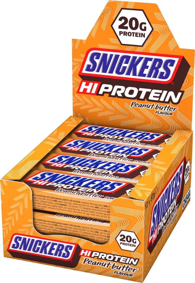 Snickers Hi Protein Eiwitreep Peanut Butter