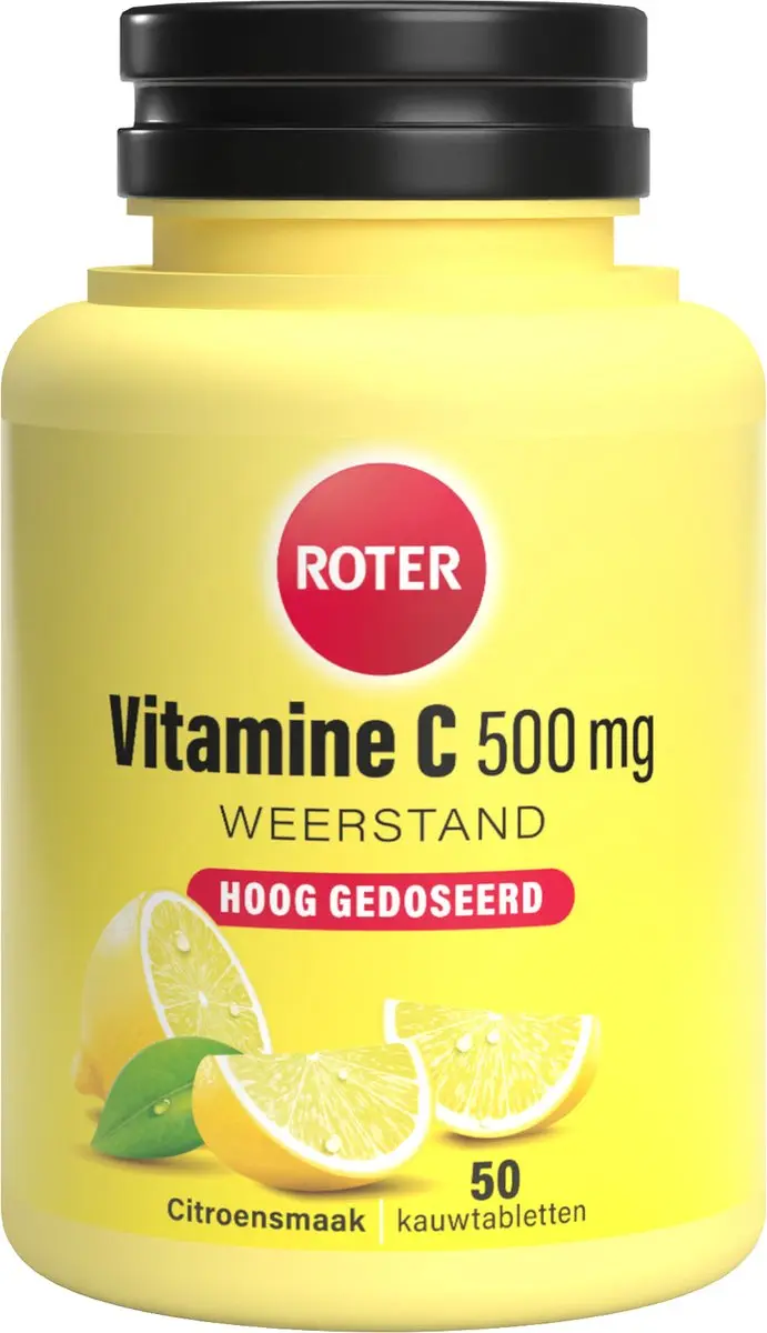 Roter Vitamine C 500mg Kauwtabletten