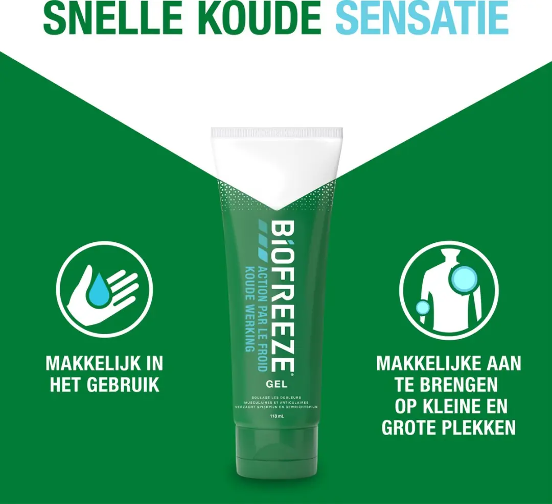 Biofreeze Tube Verkoelende Gel - 2 Stuks