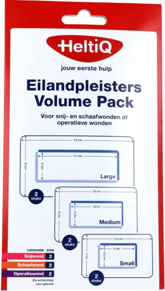 Heltiq Eilandpleister - 6 Stuks