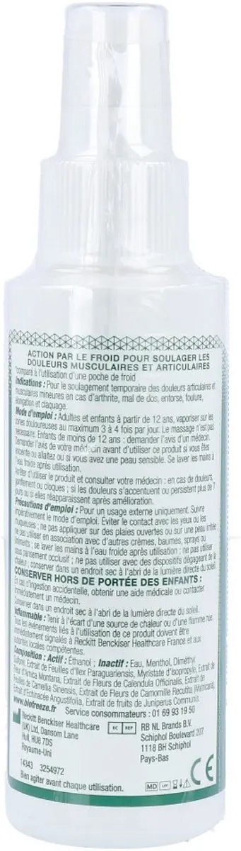 Biofreeze Spray 118ml - 3 Stuks - afbeelding 6 van 6