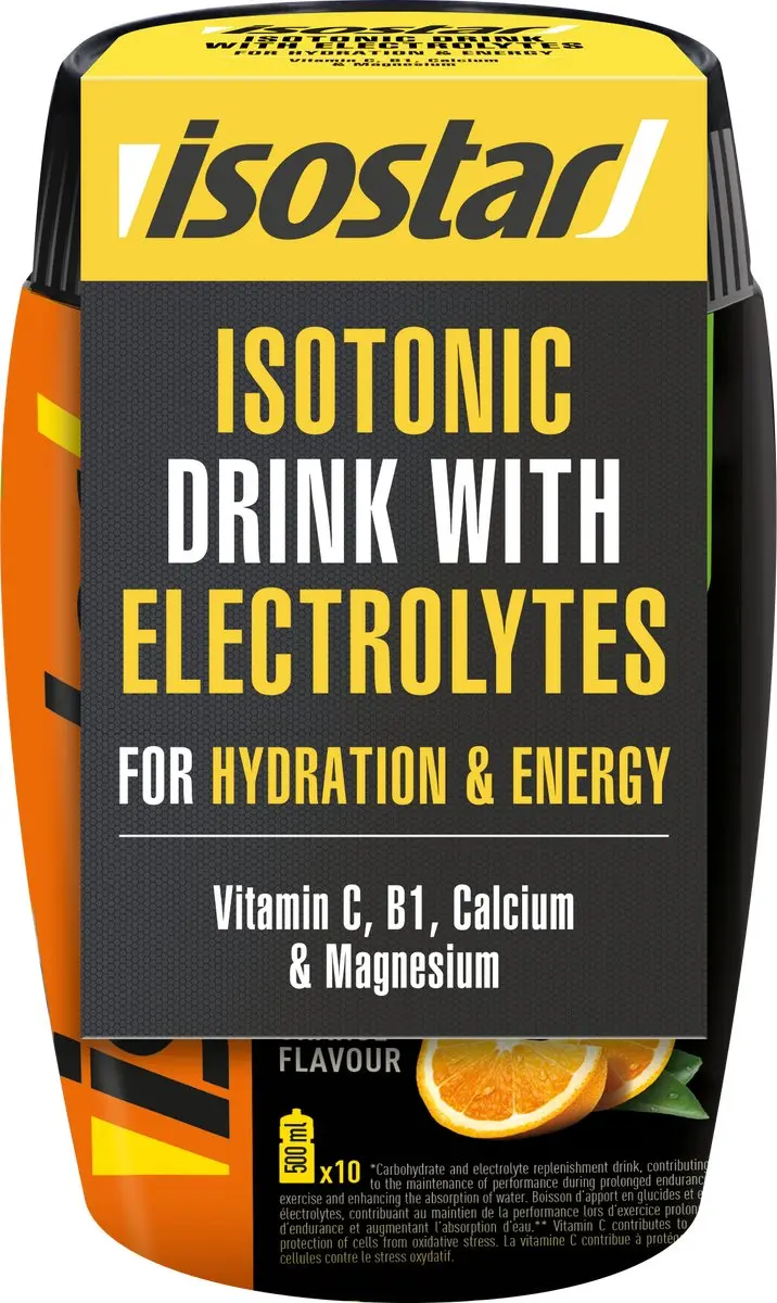 Isostar Hydrate & Perform Isotone Sportdrank Sinaasappel - 10x500ml