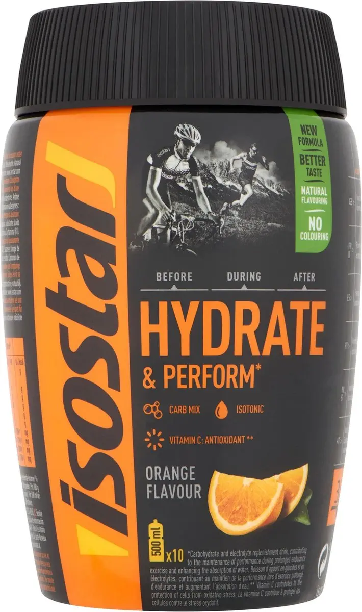 Isostar Hydrate & Perform Isotone Sportdrank Sinaasappel