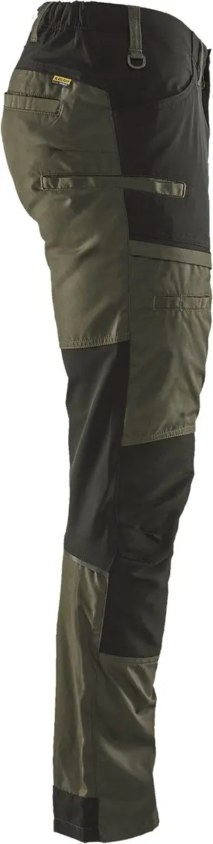 Blåkläder Service Werkbroek 1456-1845 - 52 - Groen/Zwart