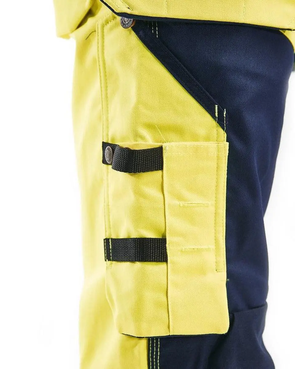 Blåkläder Werkbroek High Vis 1568-1811 - 54 - Geel/Marineblauw