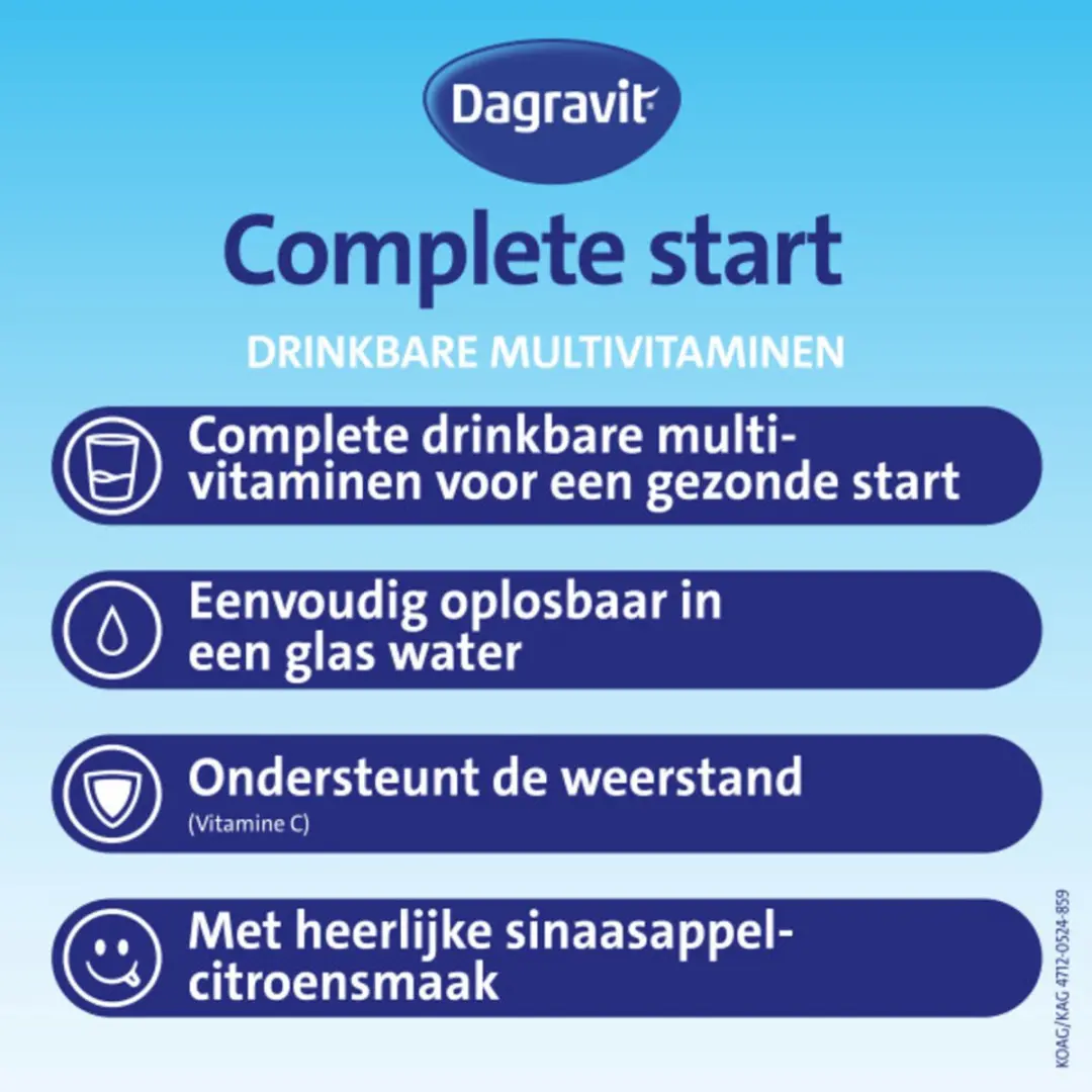 Dagravit Complete Start Poeder - 20 Stuks
