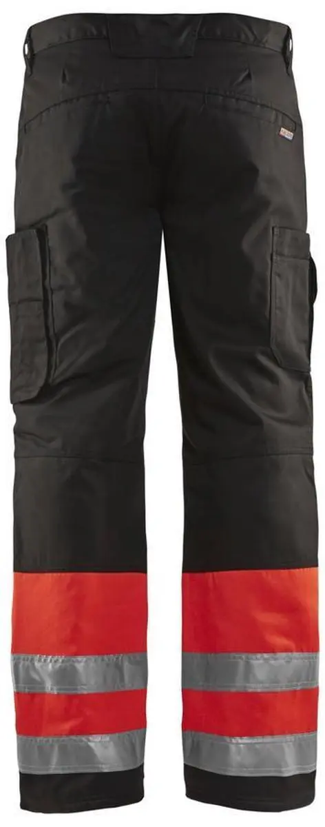 Blåkläder Winterwerkbroek High Vis 1862-1811 - 150 - High Vis Rood/Zwart