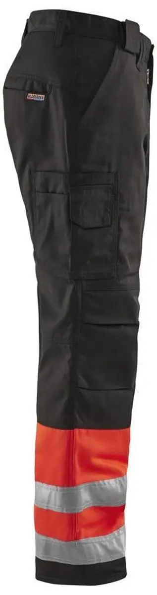 Blåkläder Winterwerkbroek High Vis 1862-1811 - 150 - High Vis Rood/Zwart