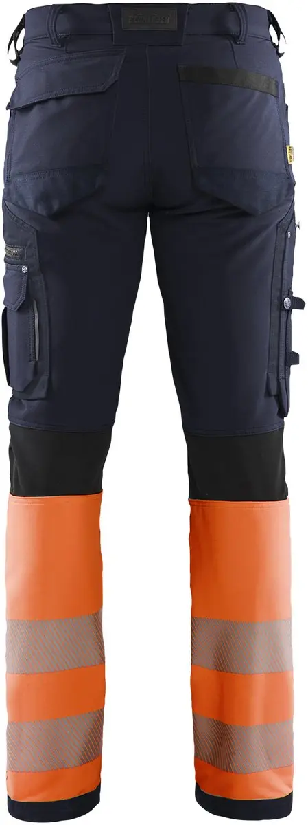 Blåkläder Werkbroek 1193-1642 148 - Marineblauw/Oranje