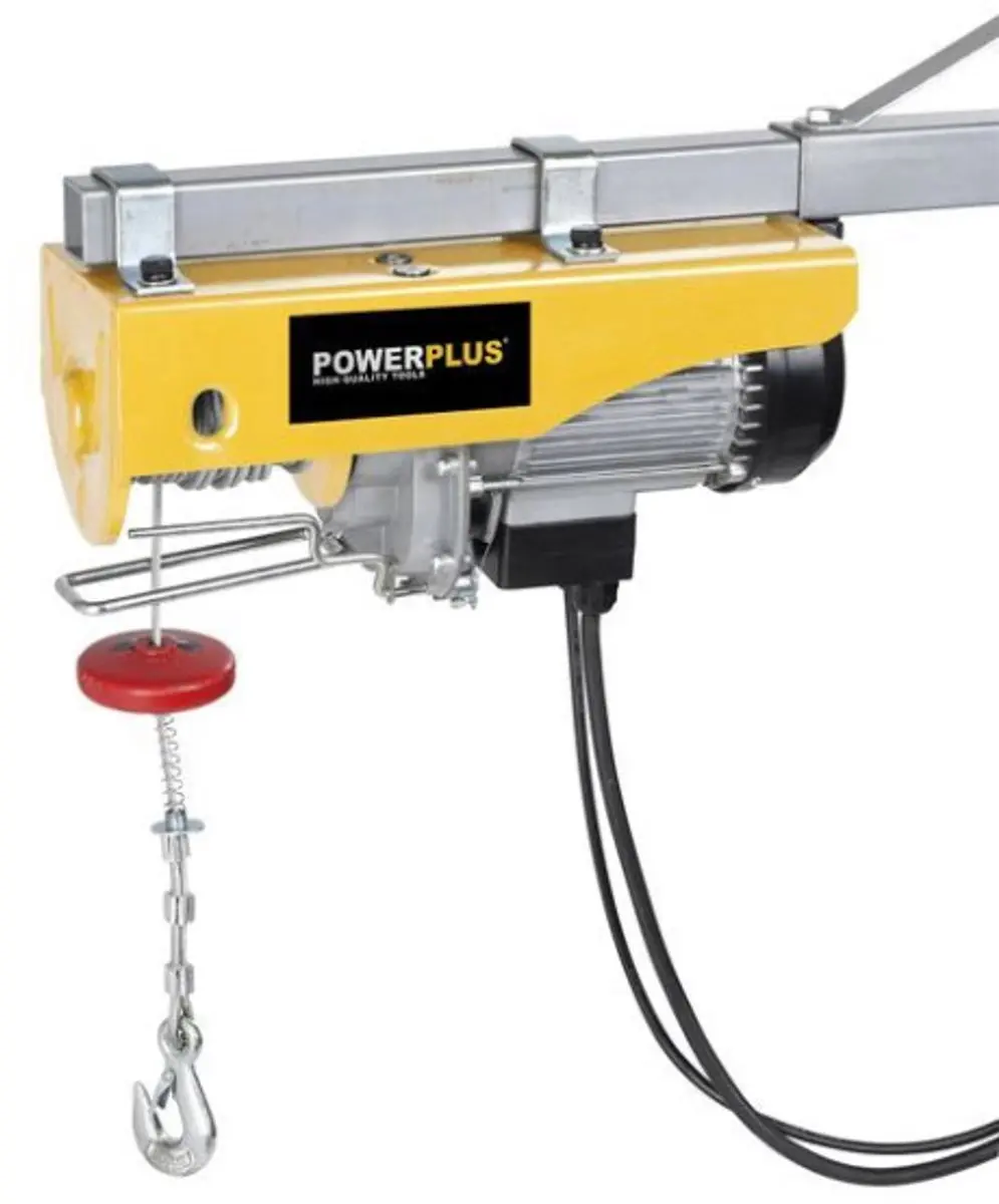 Powerplus POWX901 Elektrische Kabeltakel 1000W - 400kg - 12m