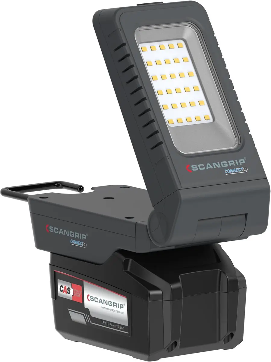 Scangrip BASIC CONNECT Werklamp 03.6109C - 1000 Lumen - Antraciet