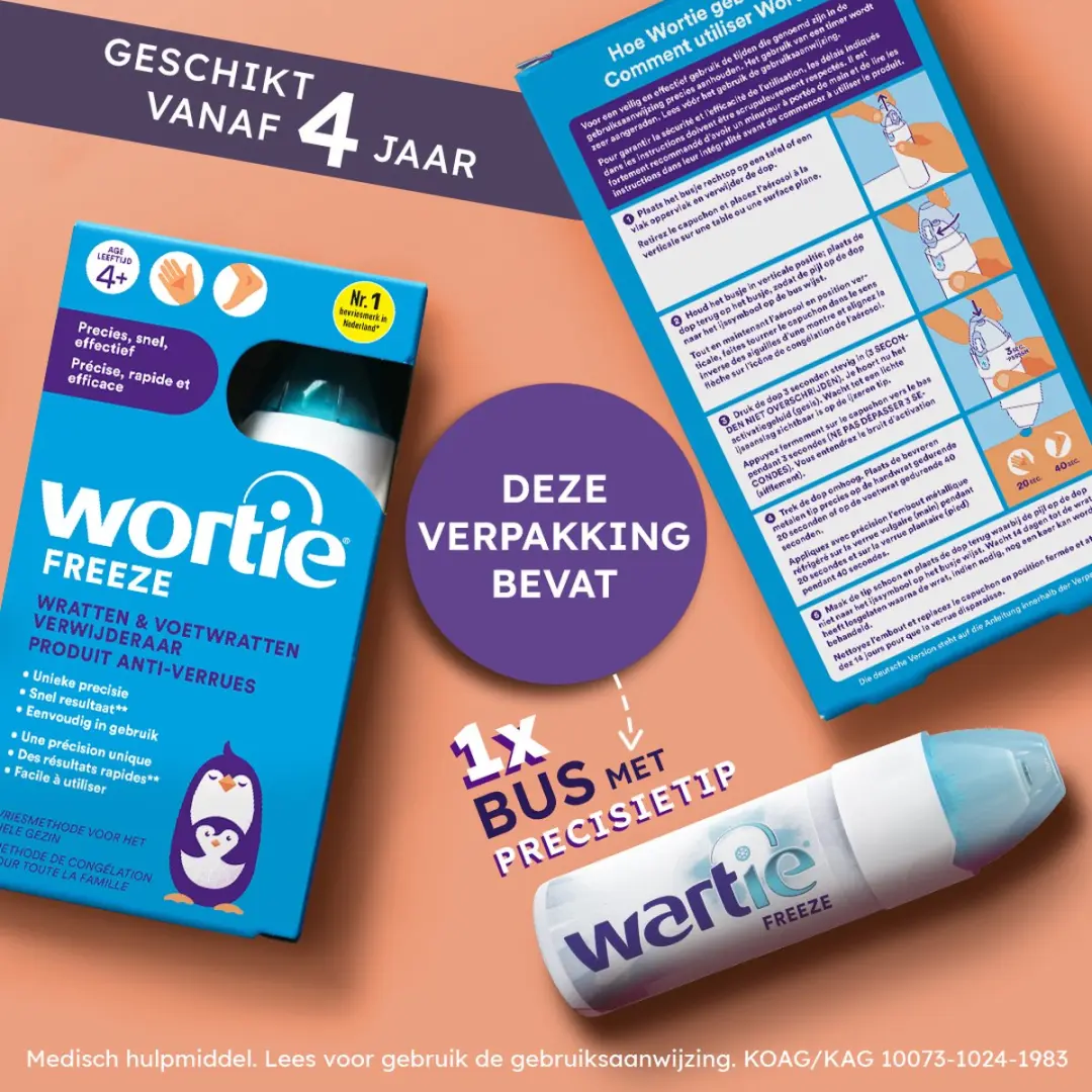 Wortie Cool Wrattenverwijderaar 50ml - 15 Behandelingen