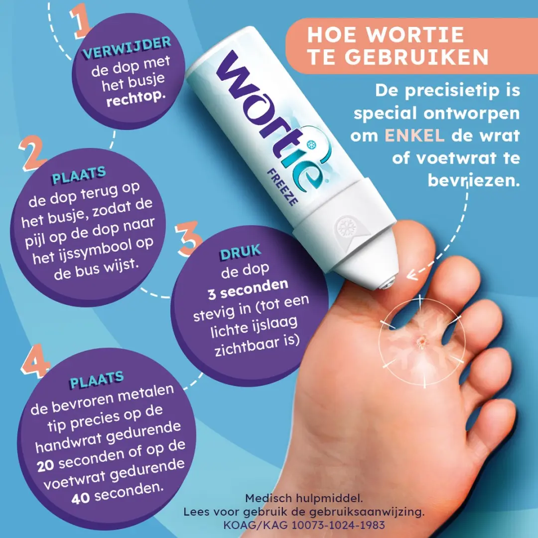 Wortie Cool Wrattenverwijderaar 50ml - 15 Behandelingen