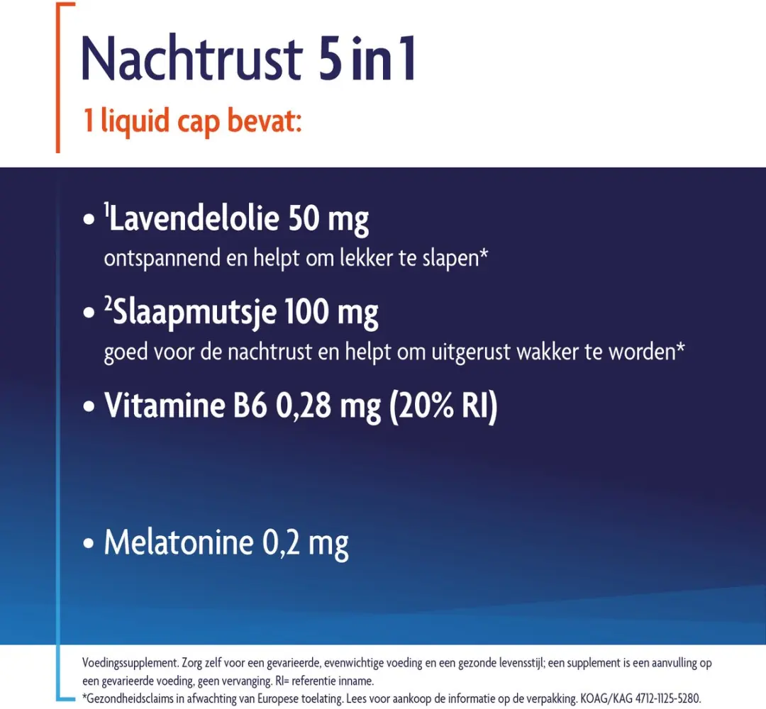 Shiepz Nachtrust 5 in 1 - 30 Capsules