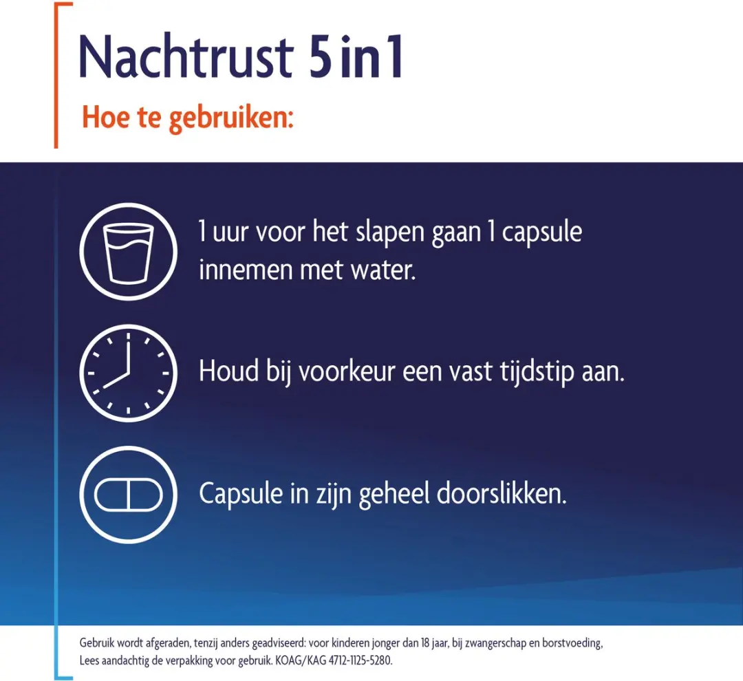 Shiepz Nachtrust 5 in 1 - 30 Capsules