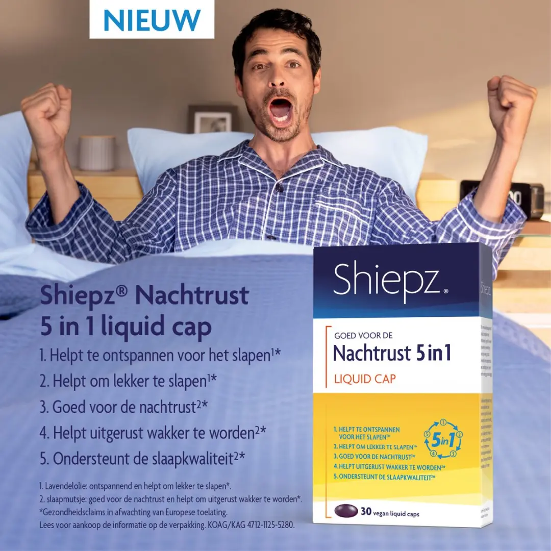 Shiepz Nachtrust 5 in 1 - 30 Capsules