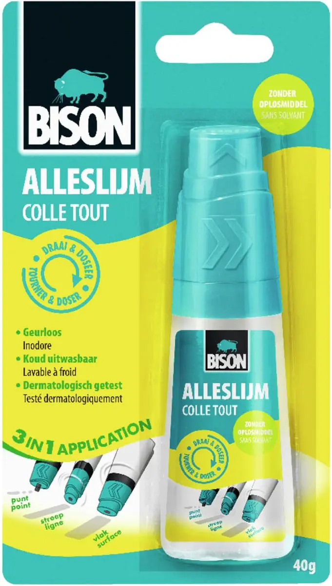 Bison Alleslijm draai applicator