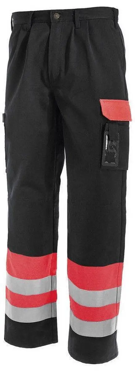 Blåkläder Werkbroek High Vis 1584-1860 C62 - High Vis Rood/Zwart