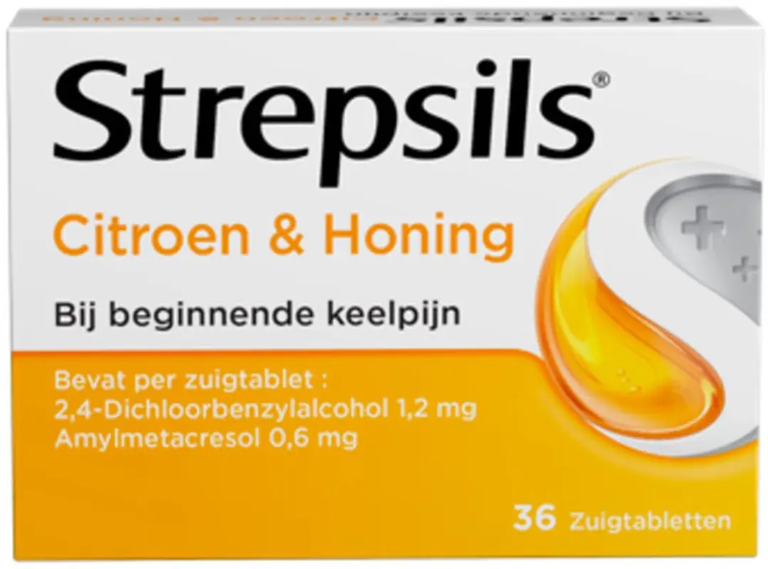 Strepsils Citroen & Honing Zuigtabletten