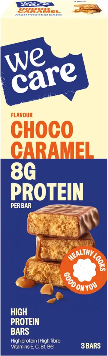 weCare High Protein Bar Choco Caramel 81g