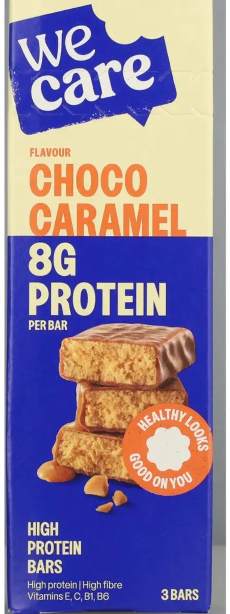 weCare High Protein Bar Choco Caramel 81g