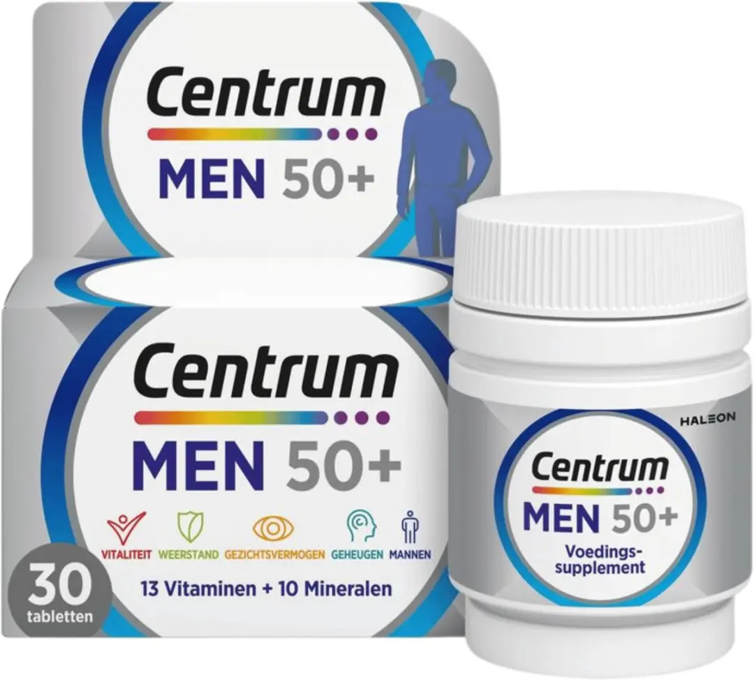 Centrum Men 50+ Tabletten - 30 Stuks