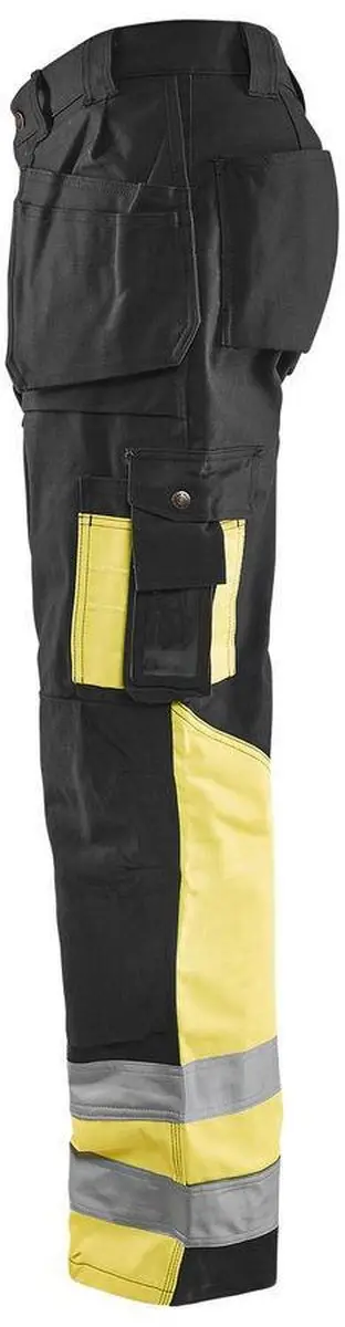 Blåkläder Werkbroek High Vis 1529-1370 C152 - 152cm - Zwart/Geel