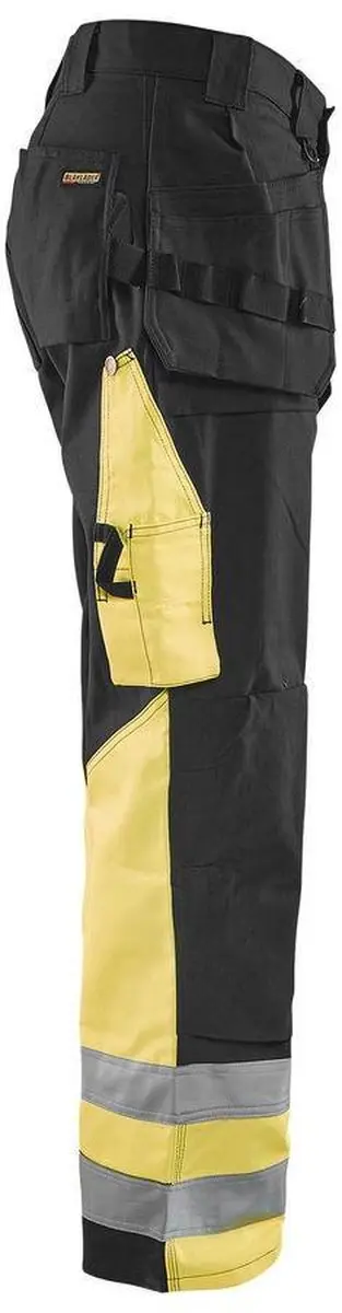 Blåkläder Werkbroek High Vis 1529-1370 C152 - 152cm - Zwart/Geel