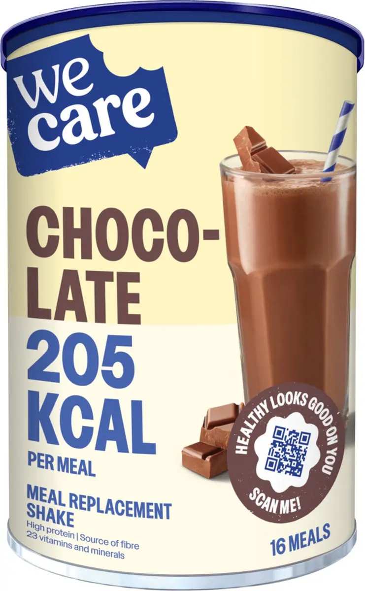 weCare Meal Replacement Shake Chocolade 436g