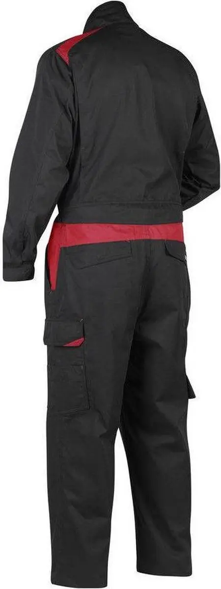 Blåkläder 6054-1800 Overall Industrie - Maat 60 - Zwart/Rood