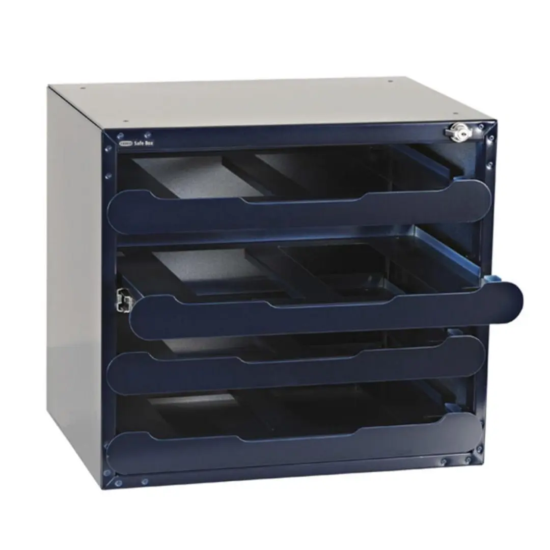 Raaco Safe Box 139328 - 4x Carry-Lite 55 Leeg - Blauw