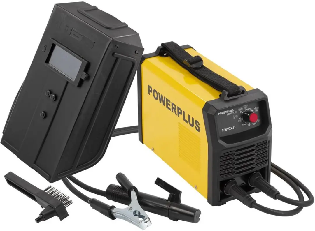 Powerplus POWX481 Elektrisch Lasapparaat 160A - met Borstel/Hamer