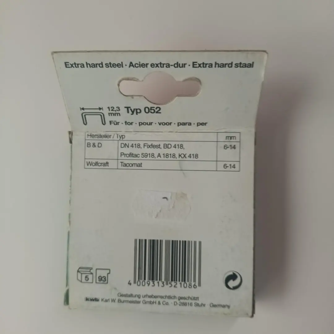 KWB Nieten 352106 - 12.3x8mm - 1000 Stuks