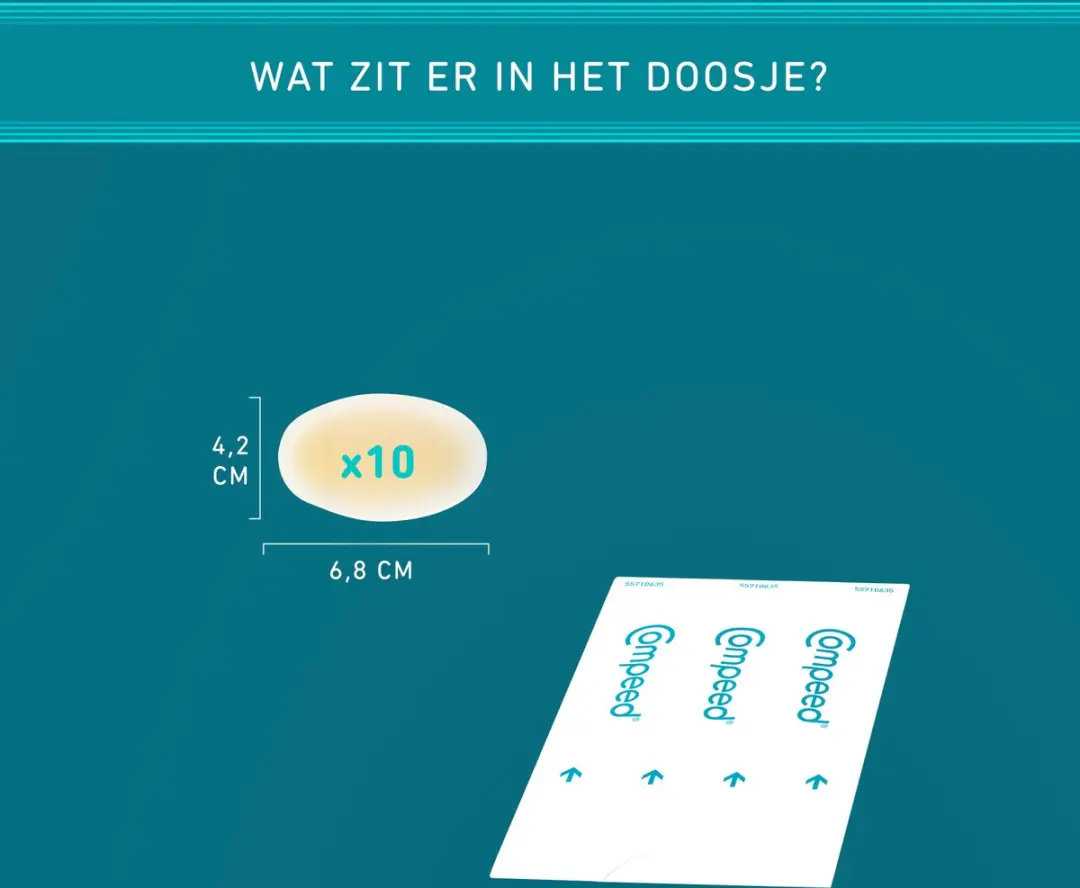 Compeed Pleister Blaren Medium - 10 Stuks