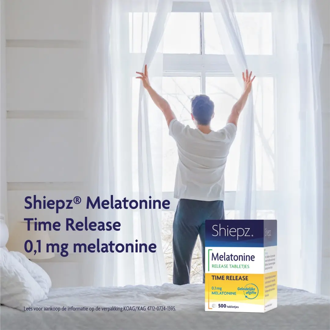 Shiepz Melatonine Time Release 0,1mg - 500 Tabletten - afbeelding 6 van 6