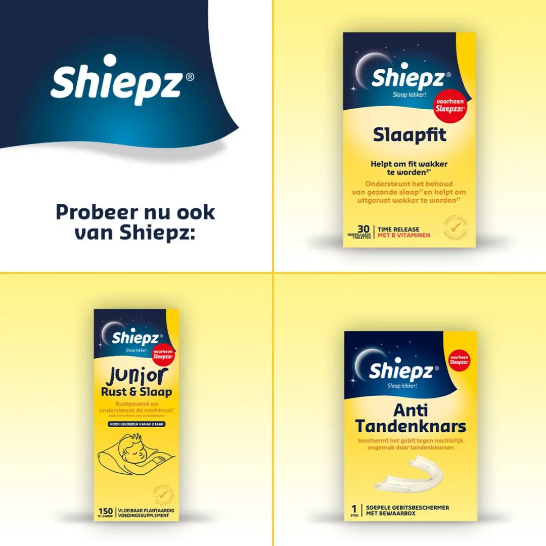Shiepz Melatonine Time Release 0,1mg - 500 Tabletten
