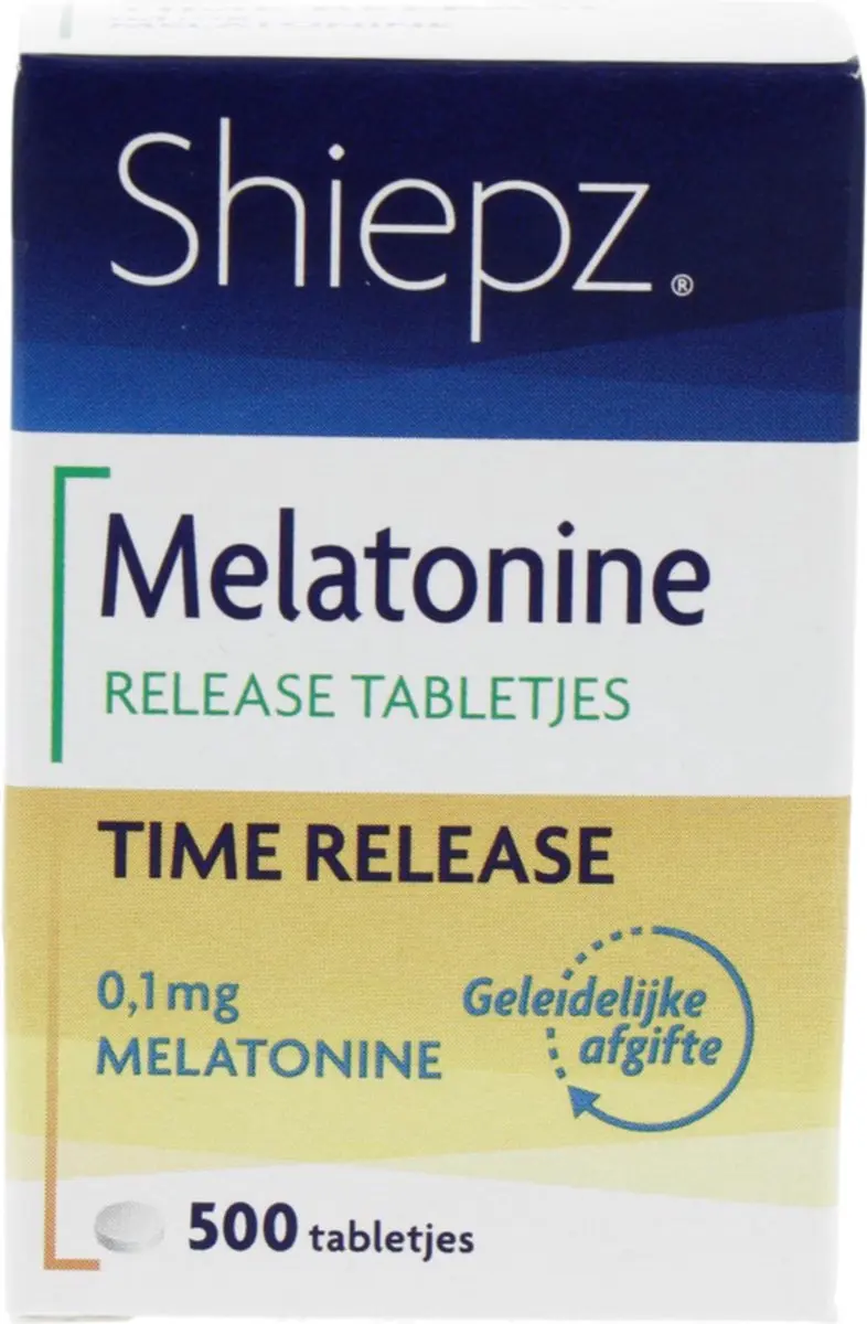 Shiepz Melatonine Time Release 0,1mg - 500 Tabletten