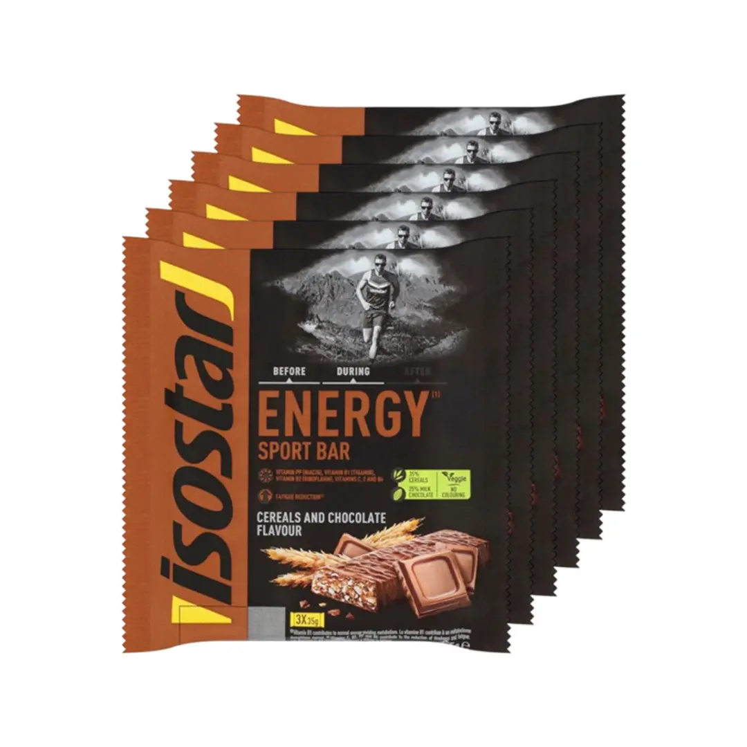 Isostar Energy Sport Bar Chocolate & Cereals 6x35g