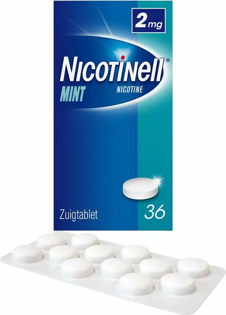 Nicotinell Mint Zuigtabletten 2mg - 108 Stuks (3x36)
