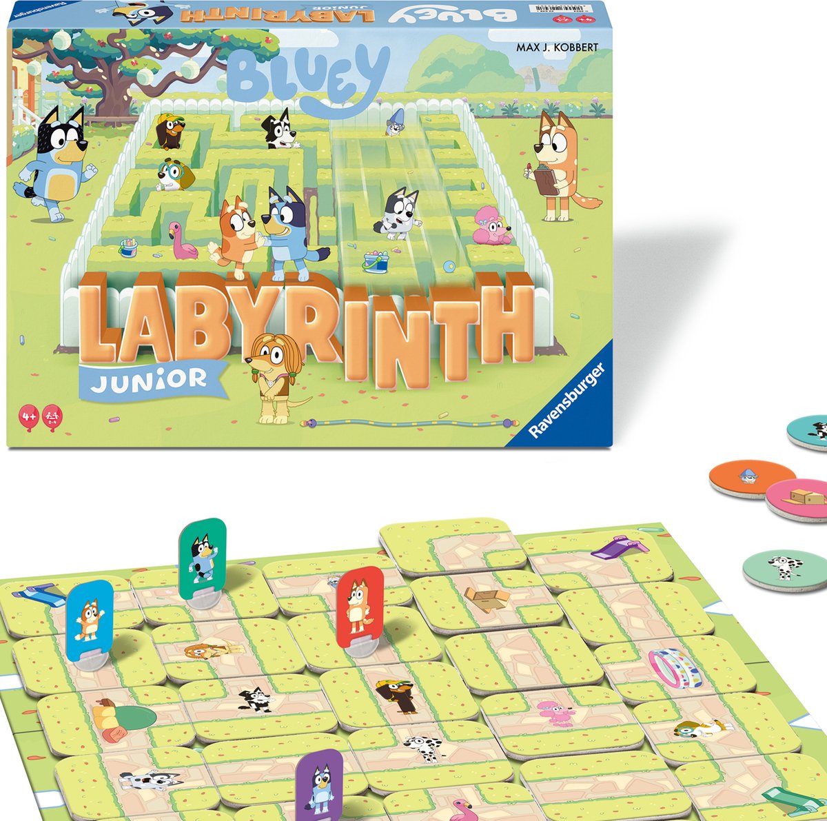 Ravensburger - Junior Labyrinth - Bluey - Bordspel