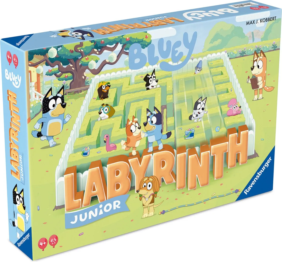 Ravensburger Junior Labyrinth Bluey Bordspel - 2-4 Spelers