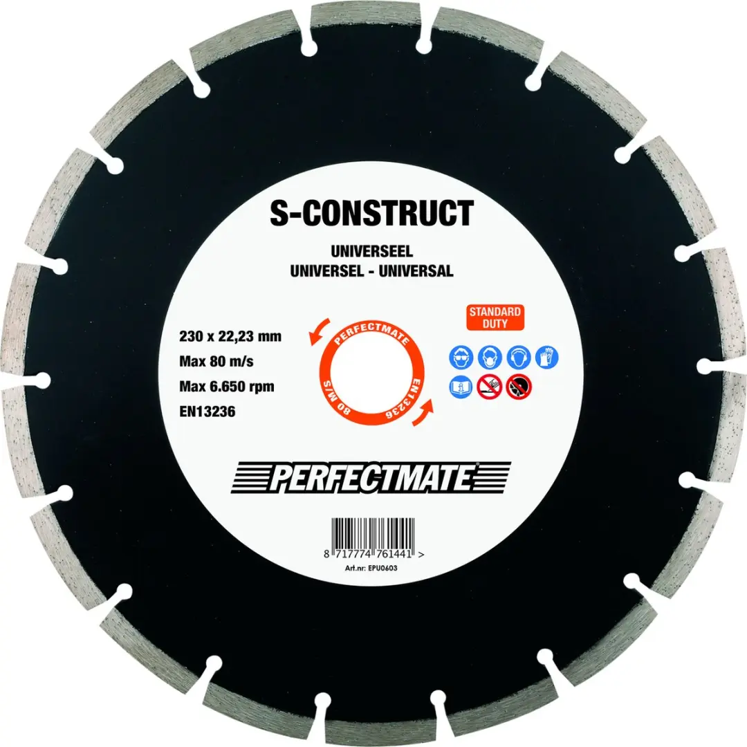 InterDynamics Diamantzaag Perfectmate 230mm EPU0603 - Beton/Steen