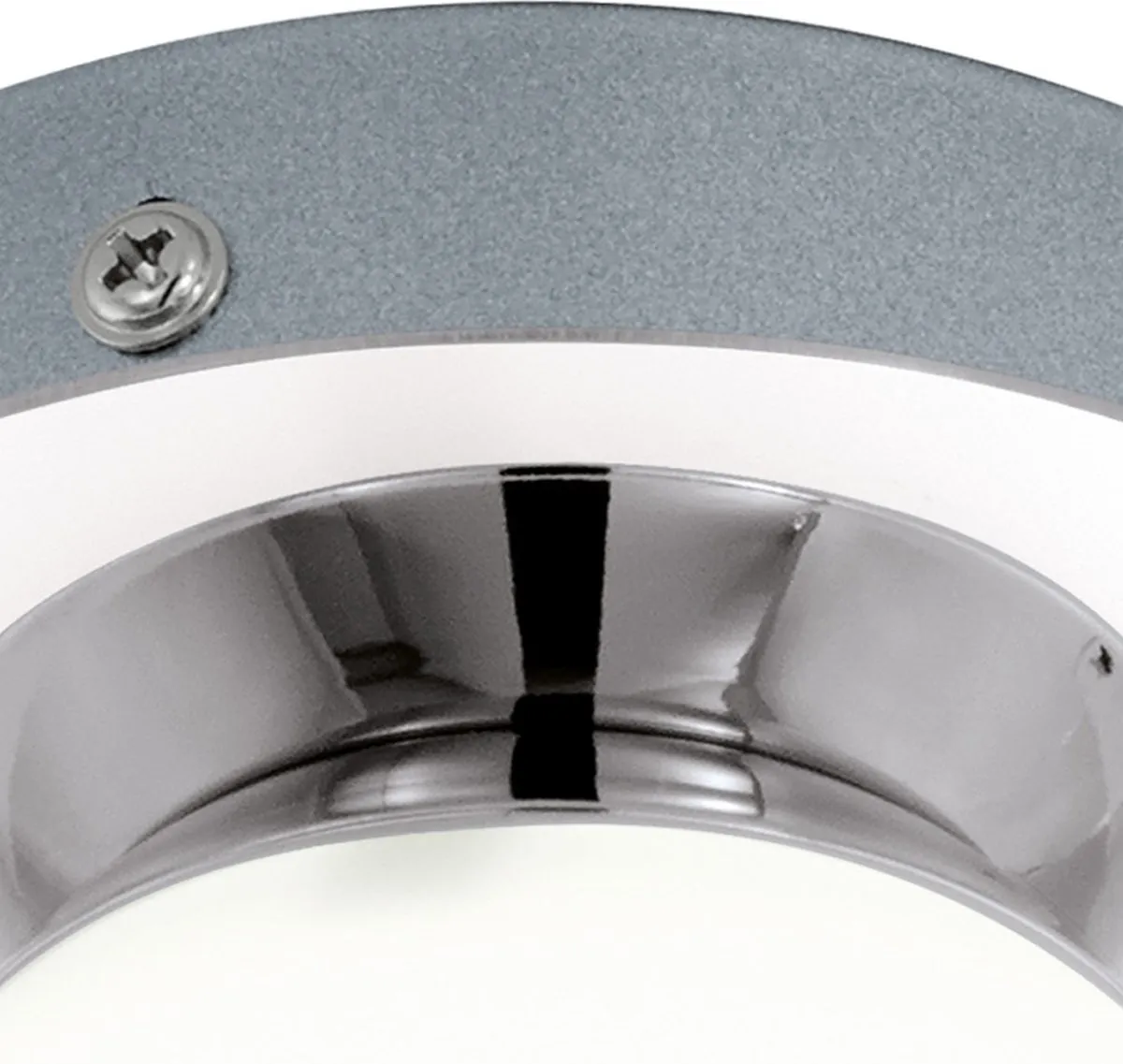 Eglo Mosiano Plafondlamp LED - Ø11cm - Chroom - Wit