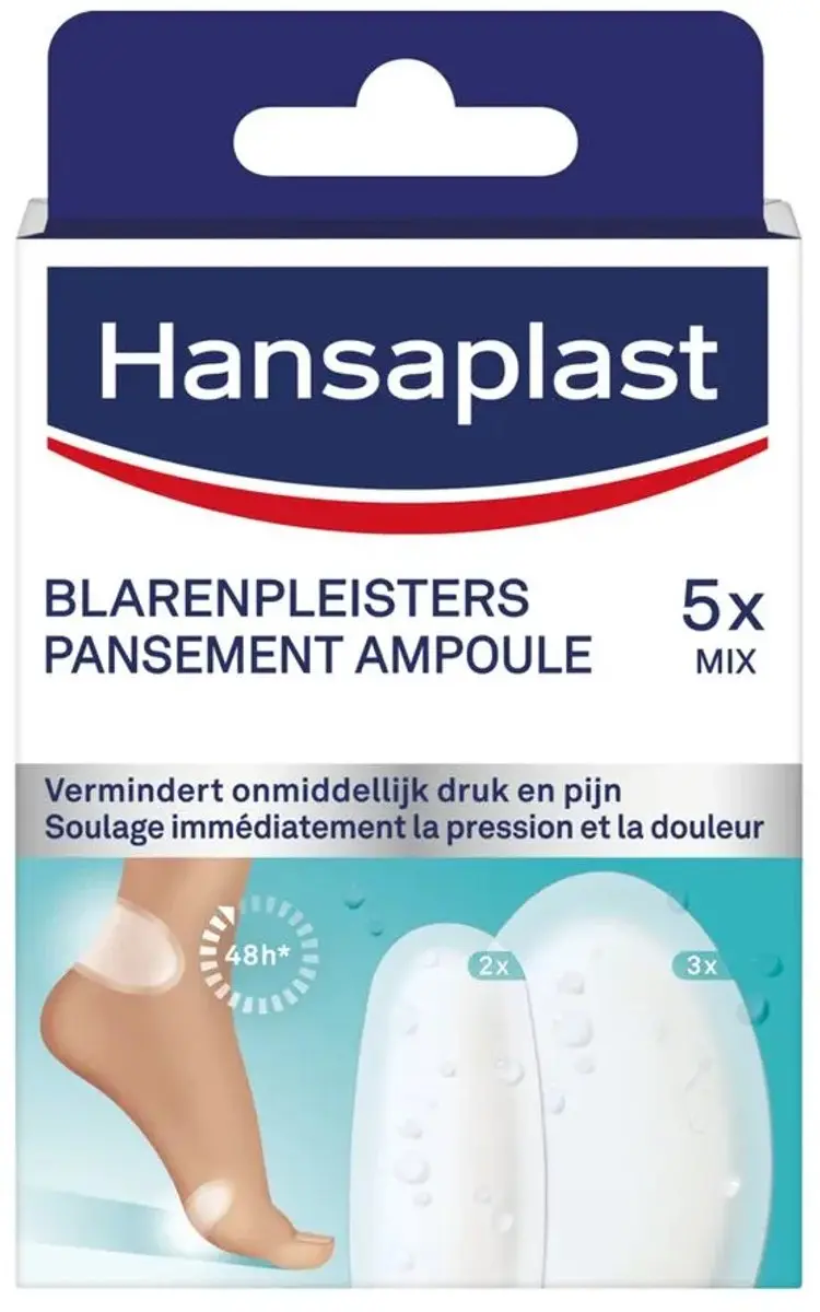 Hansaplast Blarenpleisters Mix-Pack - 5 Stuks
