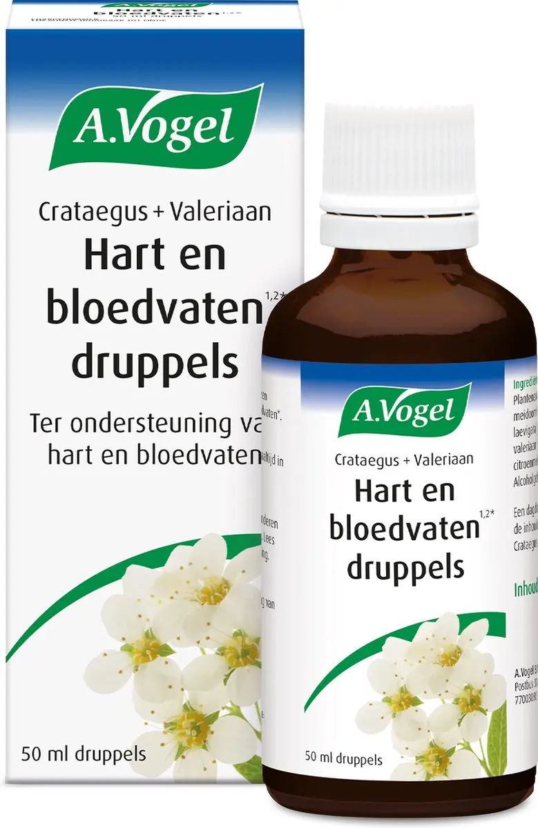 A.Vogel Crataegus + Valeriaan Druppels 50ml