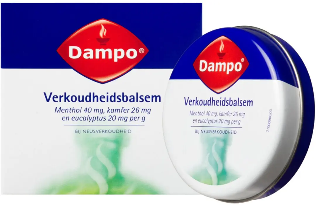 Dampo Verkoudheidsbalsem 3x30g - Strepsils Sinaasappel & Vitamine C