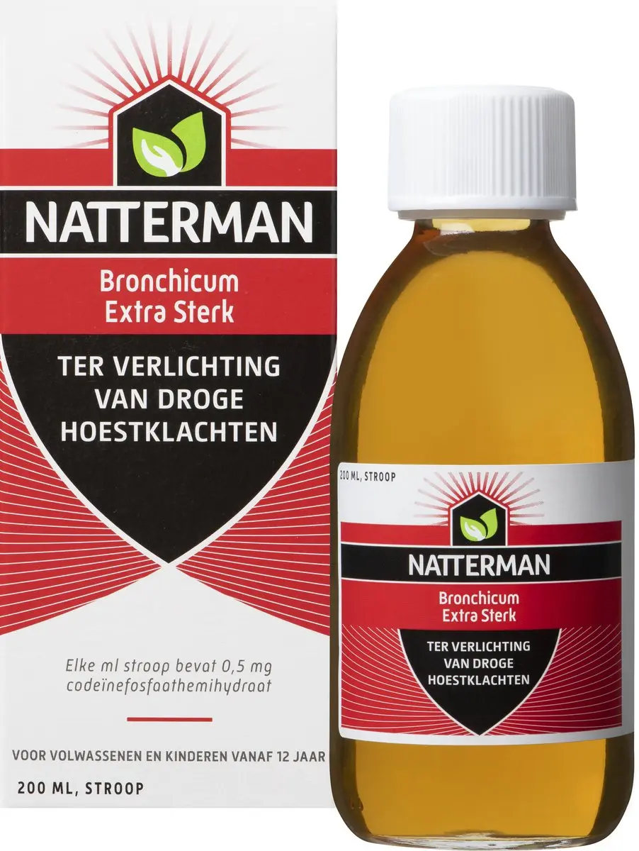 Natterman Bronchicum Extra Sterk Hoestdrank 200ml