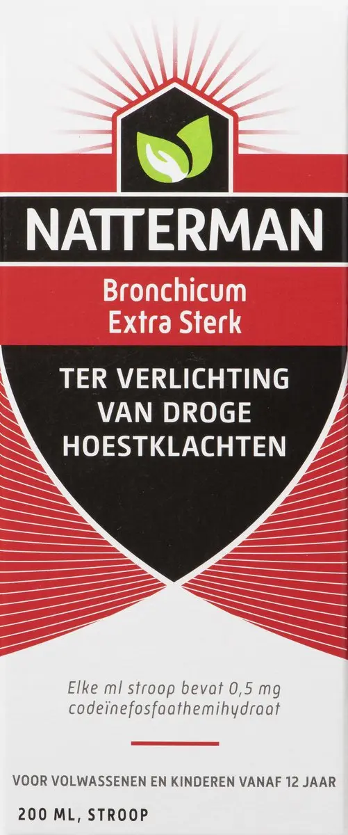 Natterman Bronchicum Extra Sterk Hoestdrank 200ml