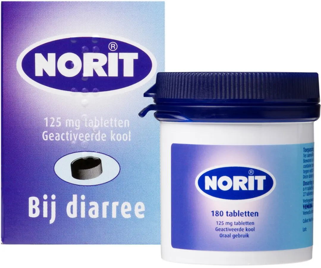 Norit Diarreeremmer 125mg